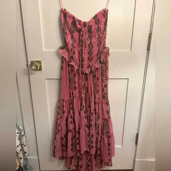 Free People Smocked strapless dress - Picture 1 of 3